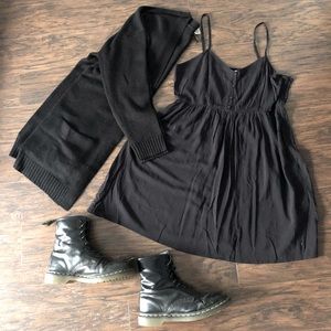 ❌SOLD❌NWOT - Black Baby Doll Spaghetti Strap Dress